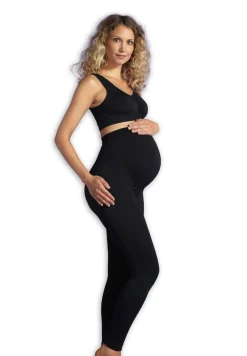 Carriwell Graviditets leggings m. støtte (Recycled) sort xl- Leggings/Strømpebukser