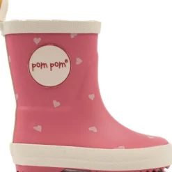 Pompom Gummistøvle AOP - HEART AOP- Lange Gummistøvler