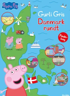Alvilda Gurli Gris - Danmark rundt-Børn Børnebøger