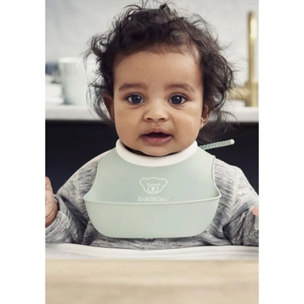 BabyBjörn Hagesmæk 2 pak - Powder Green / Powder Pink- Hagesmække