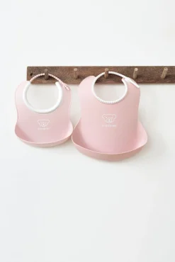 BabyBjörn Hagesmæksæt 2-pak - rosa- Hagesmække