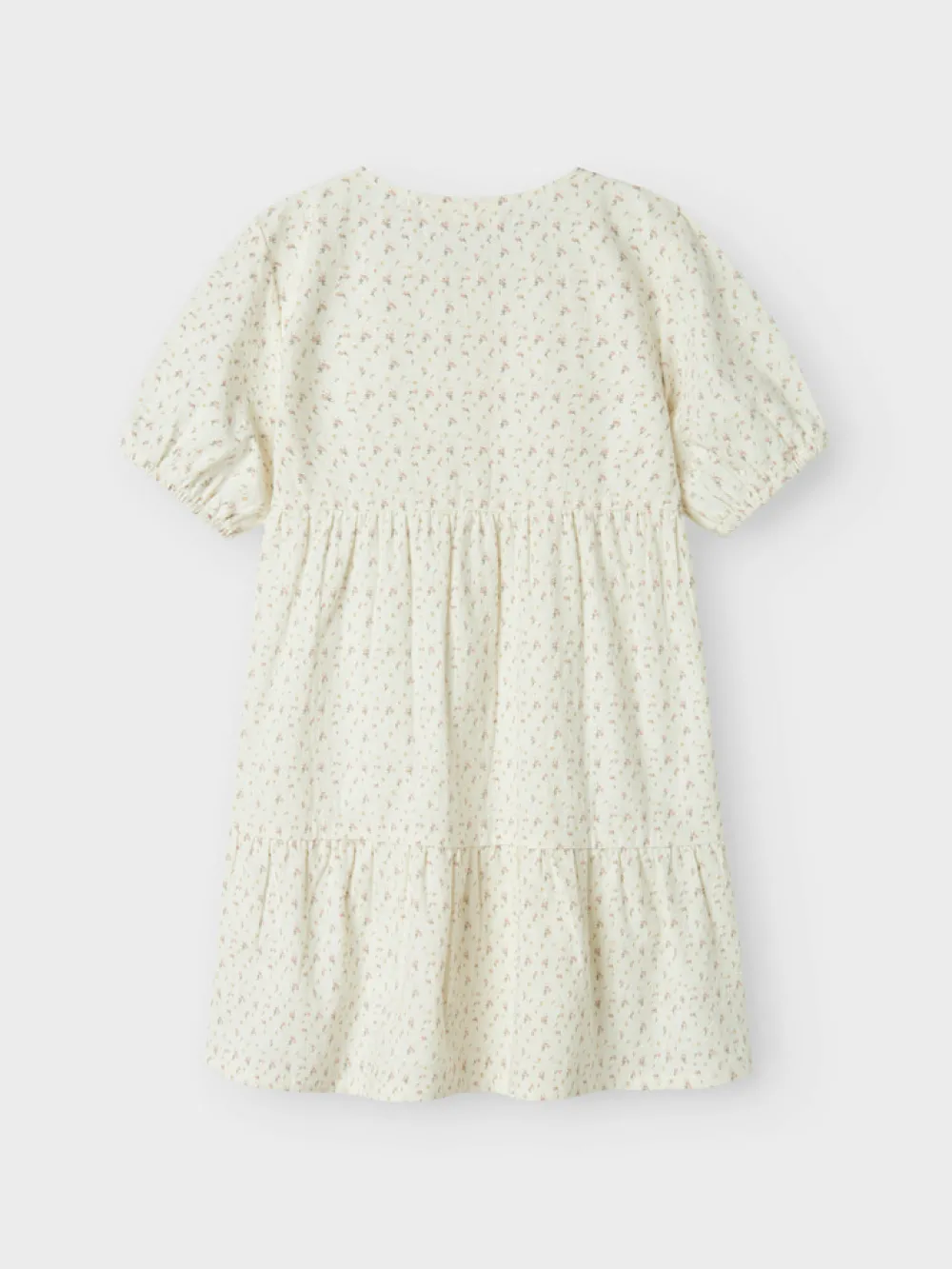 Lil' Atelier Hailey kortærmet løs kjole - COCO MILK- Kjoler