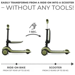 Kinderkraft Halley - grassland green- Løbehjul & Rulleskøjter