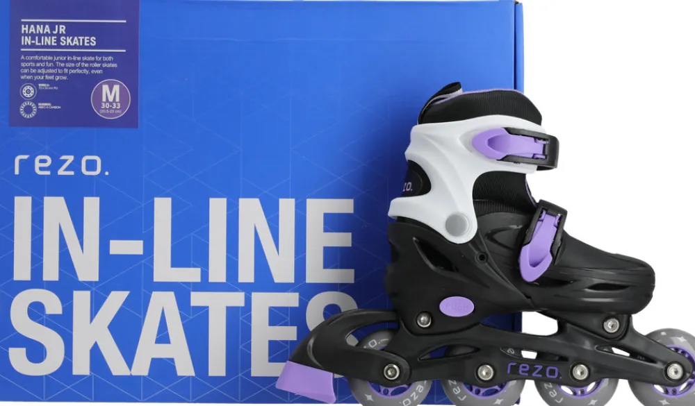 REZO Hana Jr. In-Line Skate lilla str. 30-33- Løbehjul & Rulleskøjter