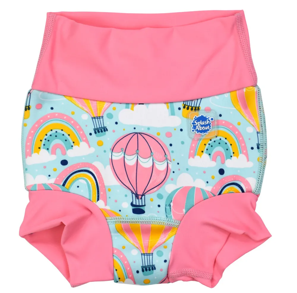 Splash About Happy nappy duo - Up & Away Pink- Blebadebukser