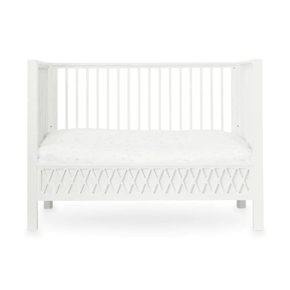 Cam Cam Copenhagen Harlequin Babyseng - hvid - FSC® Mix-Børn Tremmesenge