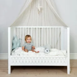 Cam Cam Copenhagen Harlequin Babyseng - hvid - FSC® Mix-Børn Tremmesenge