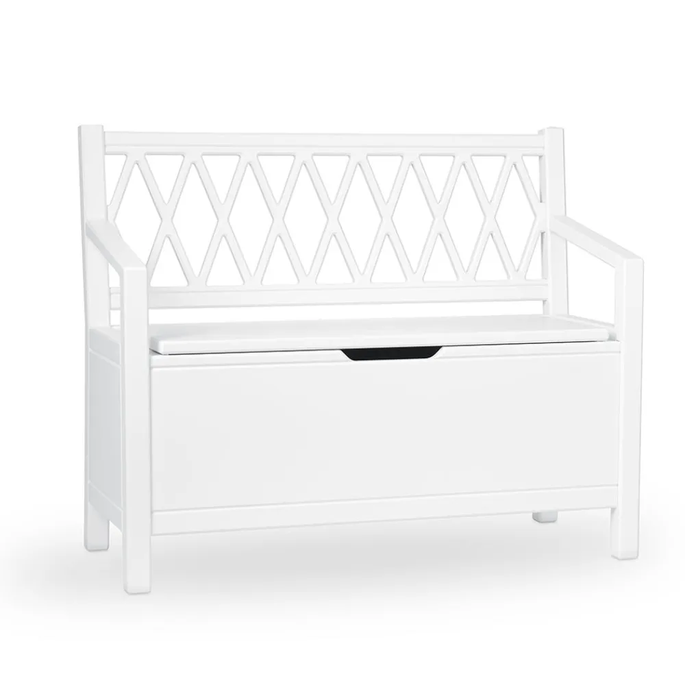 Cam Cam Copenhagen Harlequin Børnebænk - hvid - FSC® Mix-Børn Bænke & Skamler