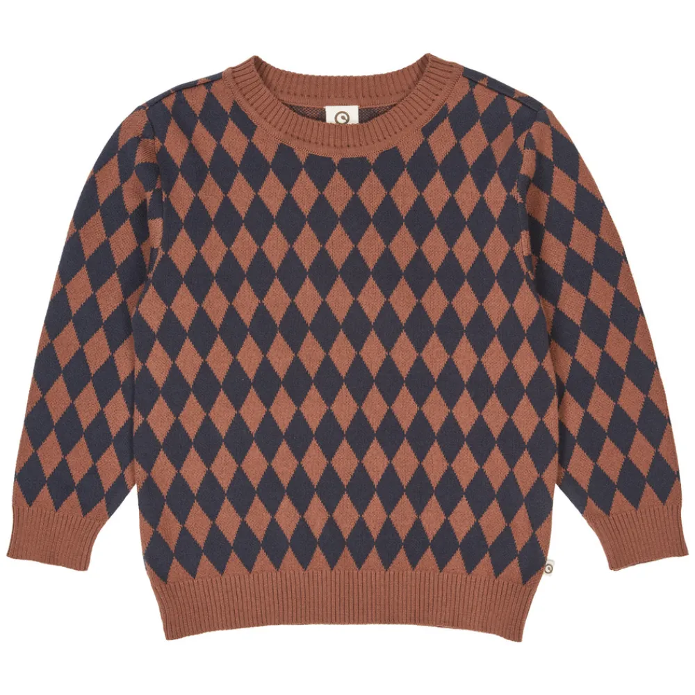 Müsli Harlequin Striktrøje - Root- Cardigans, Veste & Trøjer