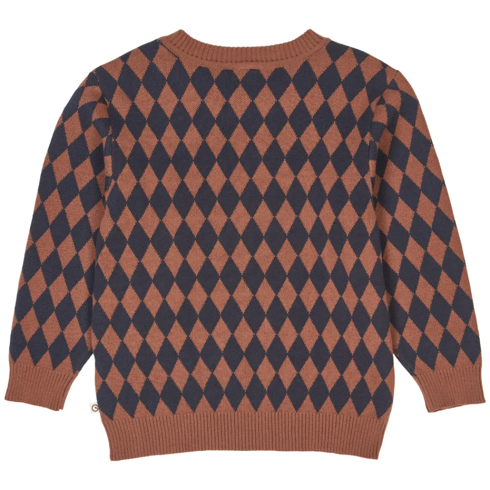 Müsli Harlequin Striktrøje - Root- Cardigans, Veste & Trøjer