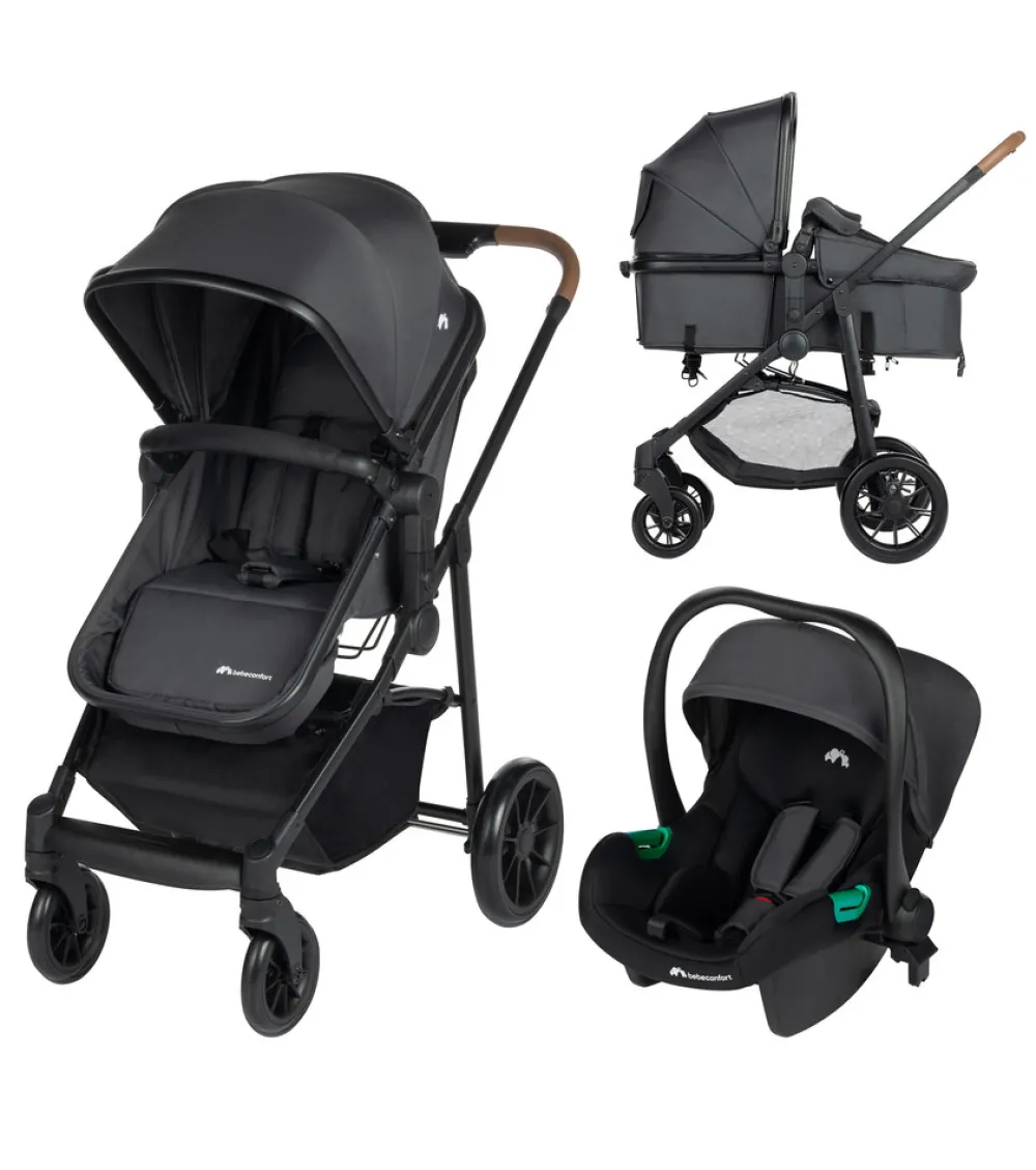 Bebeconfort Haze trio - Mineral graphite- Kombivognspakker