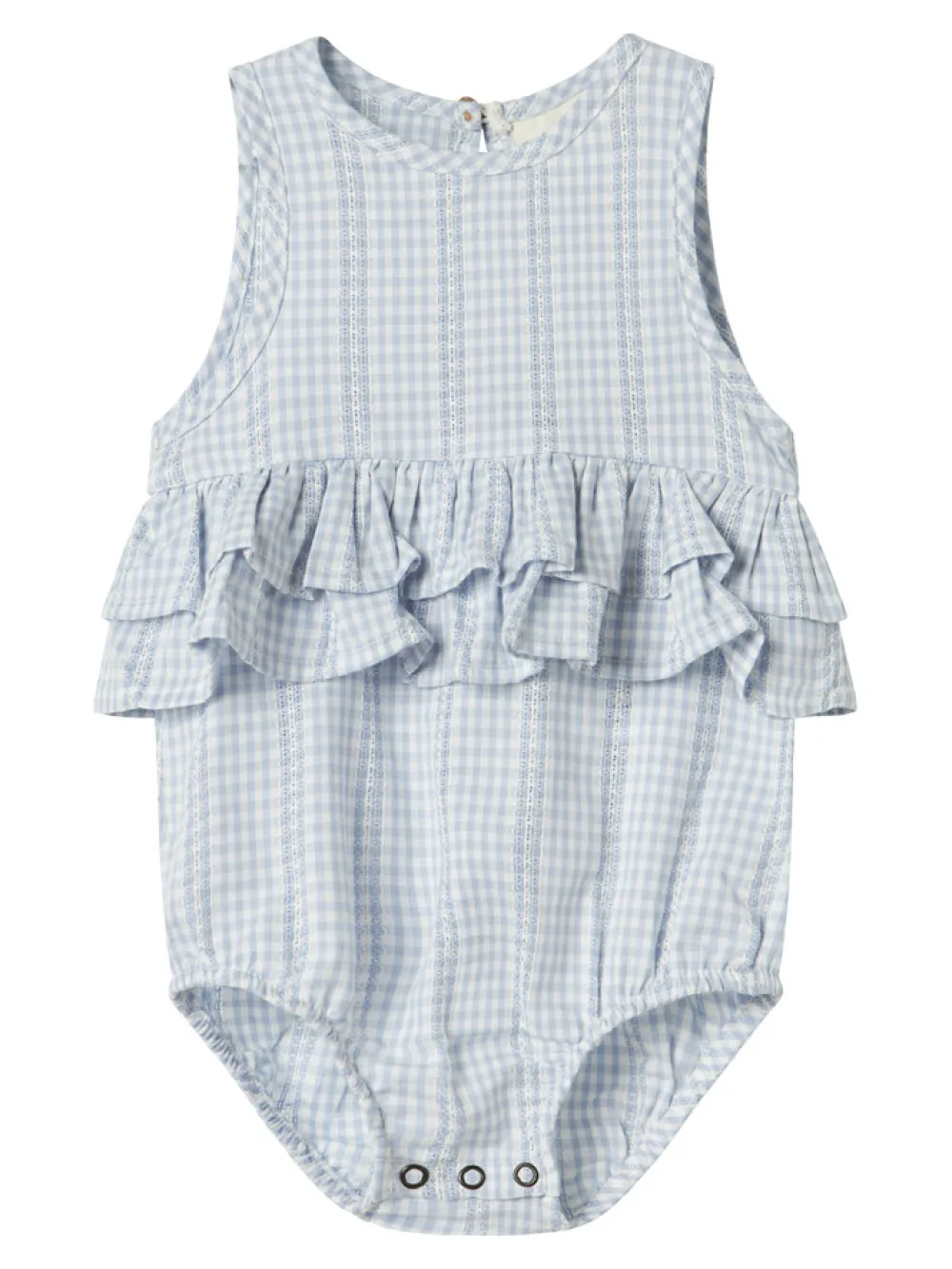 Lil' Atelier Hazelle sommerdragt uden ærmer - ZEN BLUE- Shortssæt