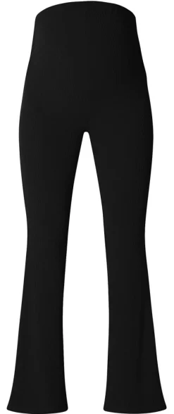 NOPPIES Heja Bukser Med Svaj I Rib Otb - Black- Jeans, Bukser & Shorts