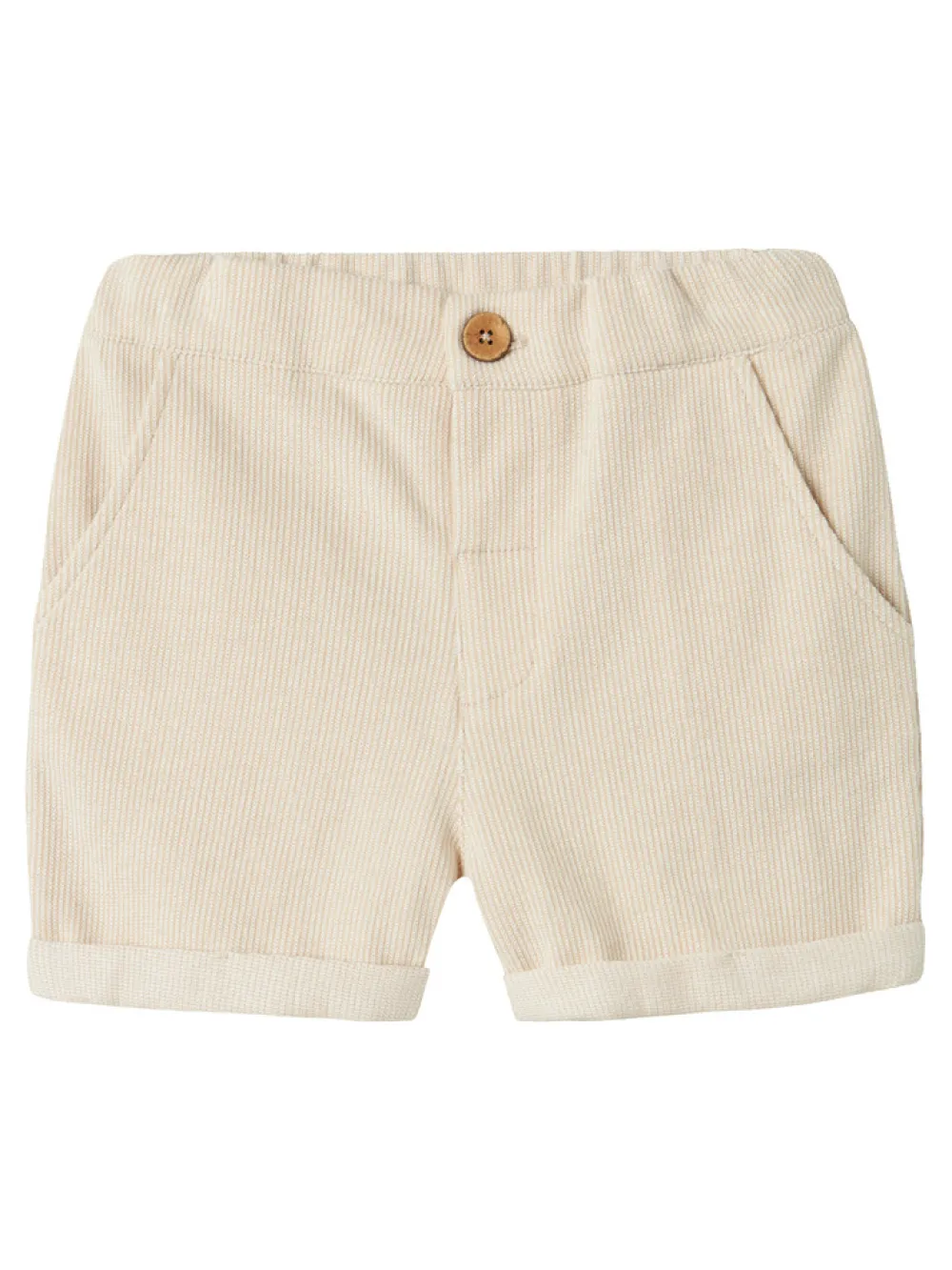 Lil' Atelier Henrik shorts - IRISHCREAM- Shorts