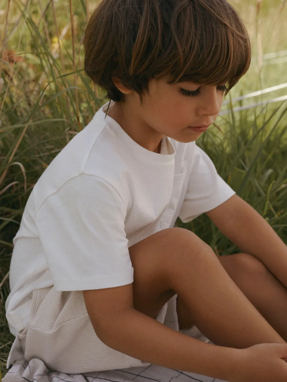 Lil' Atelier Henrik shorts - IRISHCREAM- Shorts