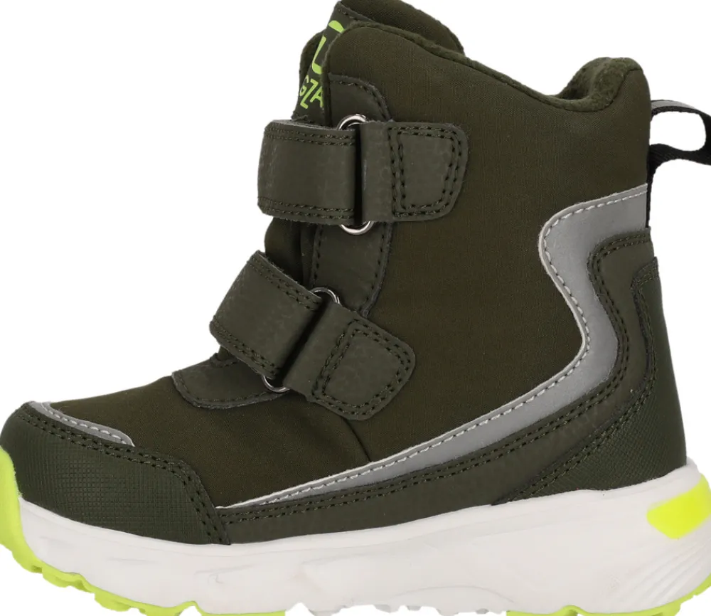 ZIG ZAG Hidol støvle WP / M Lys - Olive Night- Vinterstøvler|Sneakers Med Blink