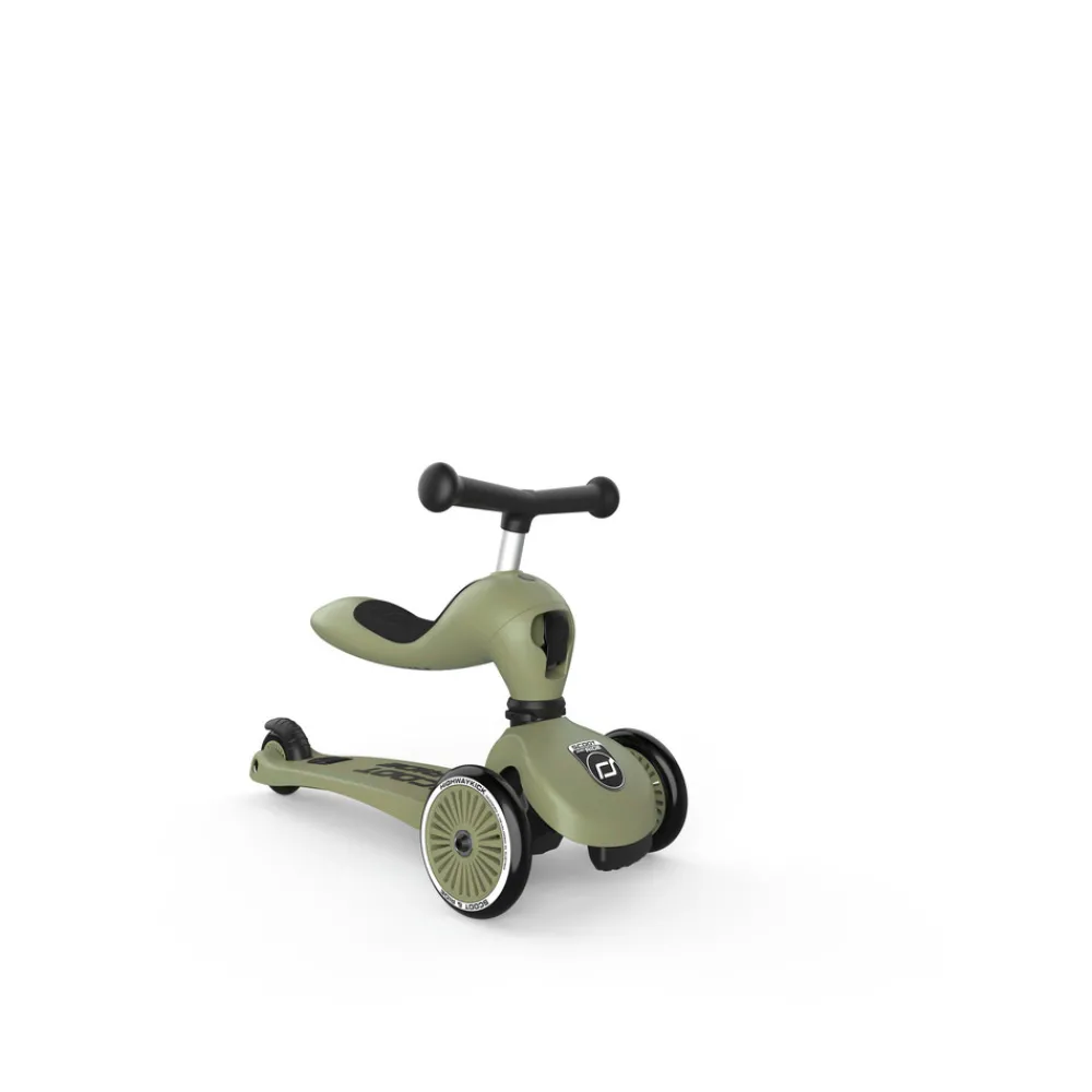 Scoot and Ride Highwaykick 1 Olive- Løbehjul & Rulleskøjter|Løbecykler & Cykler