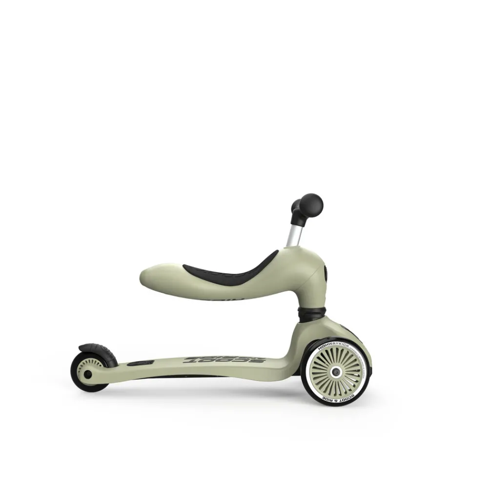 Scoot and Ride Highwaykick 1 Olive- Løbehjul & Rulleskøjter|Løbecykler & Cykler