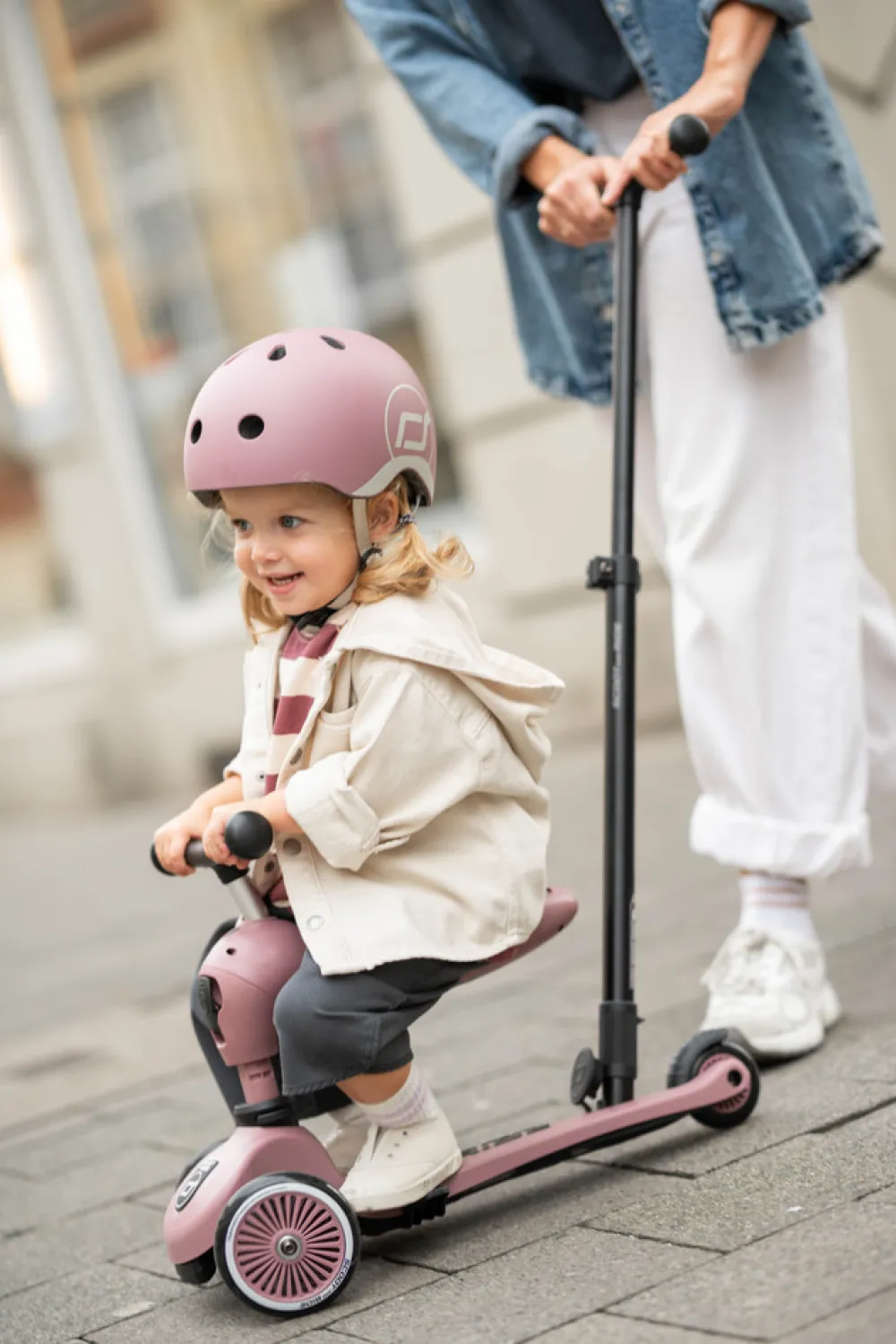 Scoot and Ride Highwaykick 1 Push&Go Wildberry- Løbehjul & Rulleskøjter|Løbecykler & Cykler