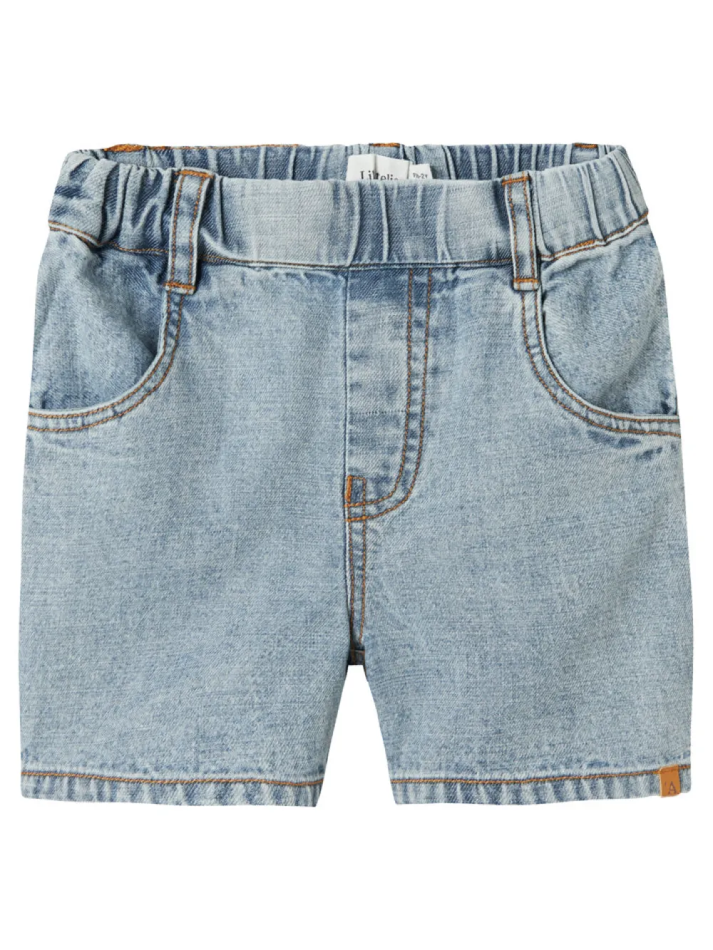 Lil' Atelier Hilbert løse denim shorts - LBLUEDENIM- Shorts