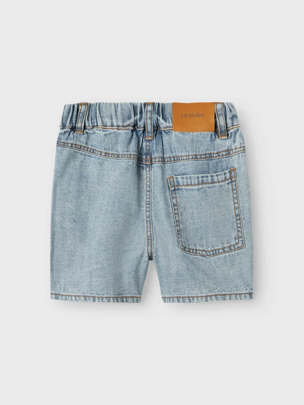 Lil' Atelier Hilbert løse denim shorts - LBLUEDENIM- Shorts