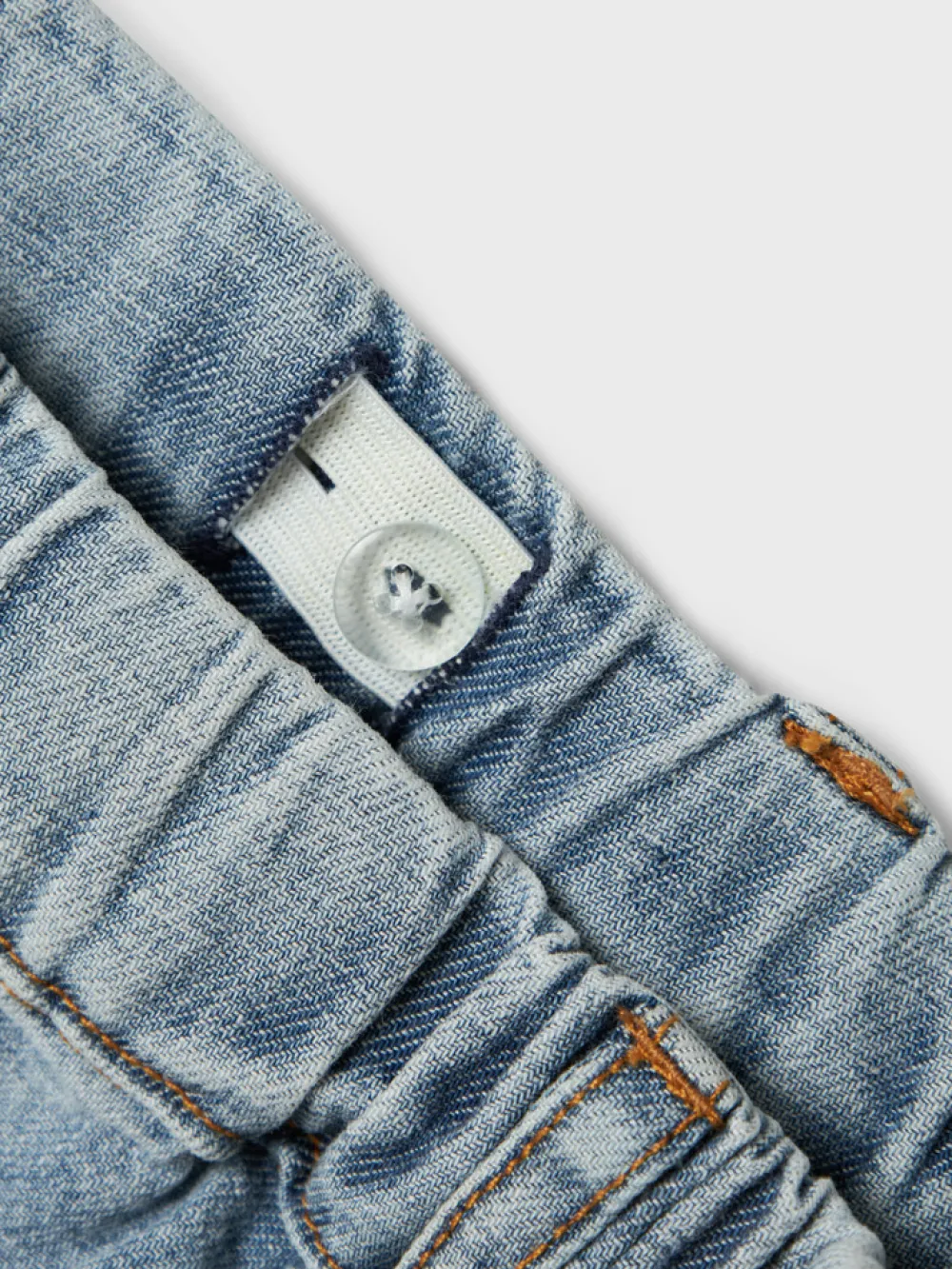 Lil' Atelier Hilbert løse denim shorts - LBLUEDENIM- Shorts