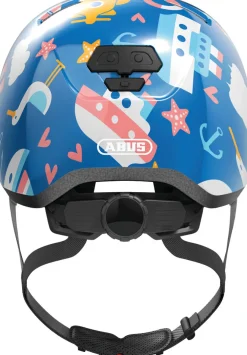 Abus Hjelm Skurb Kid, blue sailor, M- Cykelhjelme & Tilbehør|Cykelstole & Hjelme