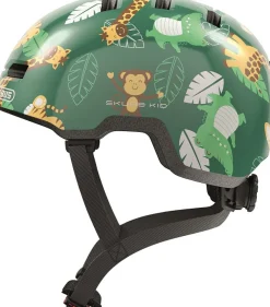 Abus Hjelm Skurb Kid, green jungle*, S- Cykelhjelme & Tilbehør|Cykelstole & Hjelme