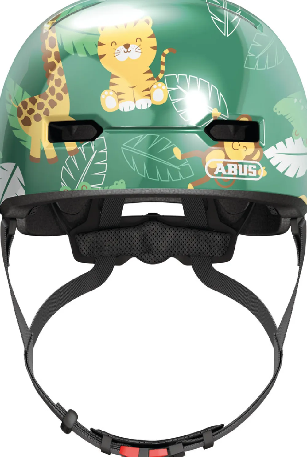 Abus Hjelm Skurb Kid, green jungle*, S- Cykelhjelme & Tilbehør|Cykelstole & Hjelme