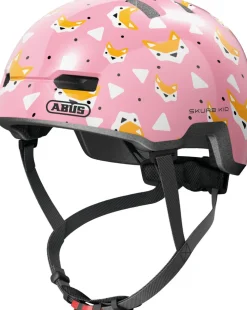 Abus Hjelm Skurb Kid, rose foxes, S- Cykelhjelme & Tilbehør|Cykelstole & Hjelme