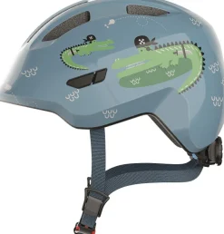 Abus Hjelm Smiley 3.0, blue croco, M- Cykelhjelme & Tilbehør|Cykelstole & Hjelme