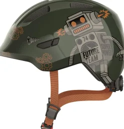 Abus Hjelm Smiley 3.0, green robo, M- Cykelhjelme & Tilbehør|Cykelstole & Hjelme