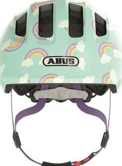 Abus Hjelm Smiley 3.0 LED, blue rainbow*, S- Cykelhjelme & Tilbehør|Cykelstole & Hjelme