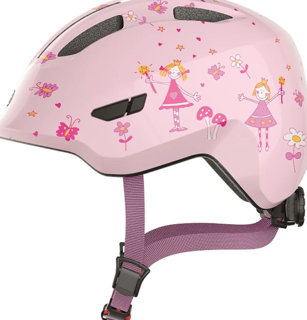 Abus Hjelm Smiley 3.0, rose princess, M- Cykelhjelme & Tilbehør|Cykelstole & Hjelme