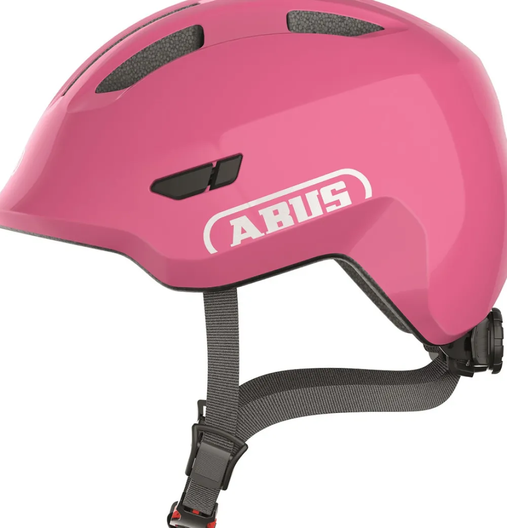 Abus Hjelm Smiley 3.0, shiny pink, M- Cykelhjelme & Tilbehør|Cykelstole & Hjelme