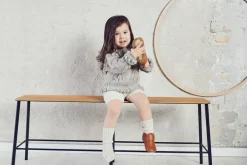 Bisgaard Hjemmesko, Velcro Star - 66 Cognac- Hjemmesko