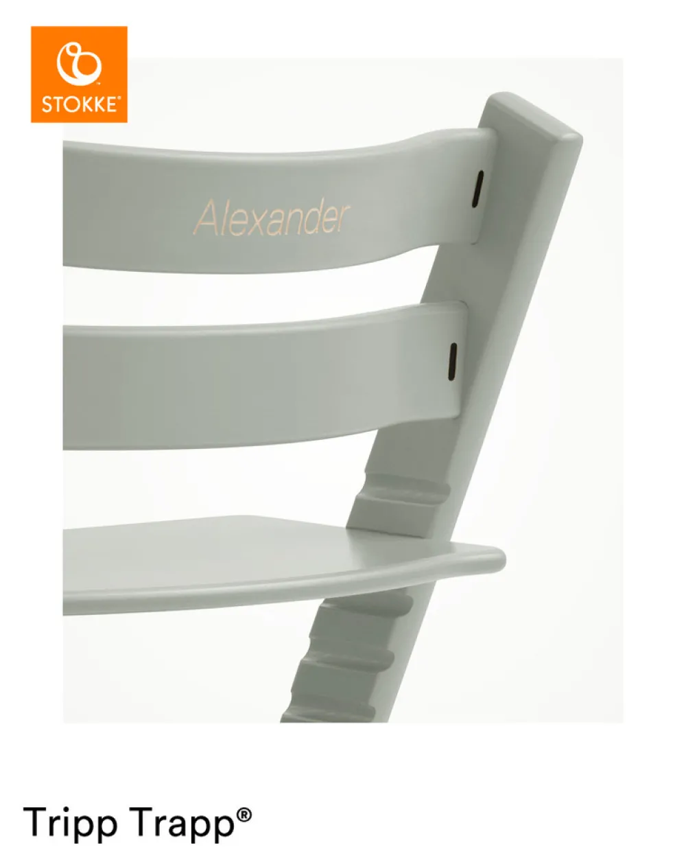 Tripp Trapp® Højstol bøg - glacier green-Børn Højstole Uden Tilbehør