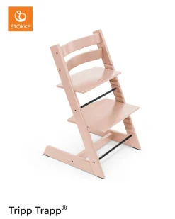 Tripp Trapp® Højstol bøg - serene pink-Børn Højstole Uden Tilbehør