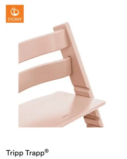 Tripp Trapp® Højstol bøg - serene pink-Børn Højstole Uden Tilbehør