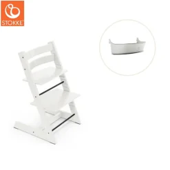 Tripp Trapp® Højstol inkl. storage opbevaring - hvid-Børn Højstole Med Tilbehør