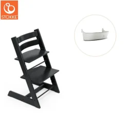 Tripp Trapp® Højstol inkl. storage opbevaring - sort-Børn Højstole Med Tilbehør
