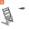 Stokke® / Tripp Trapp® Højstol inkl. tray - storm grey/sort-Børn Højstole Med Tilbehør