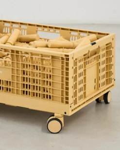 MODU Hjul til Opbevaringskasse - Honey Yellow- Tumlemøbler