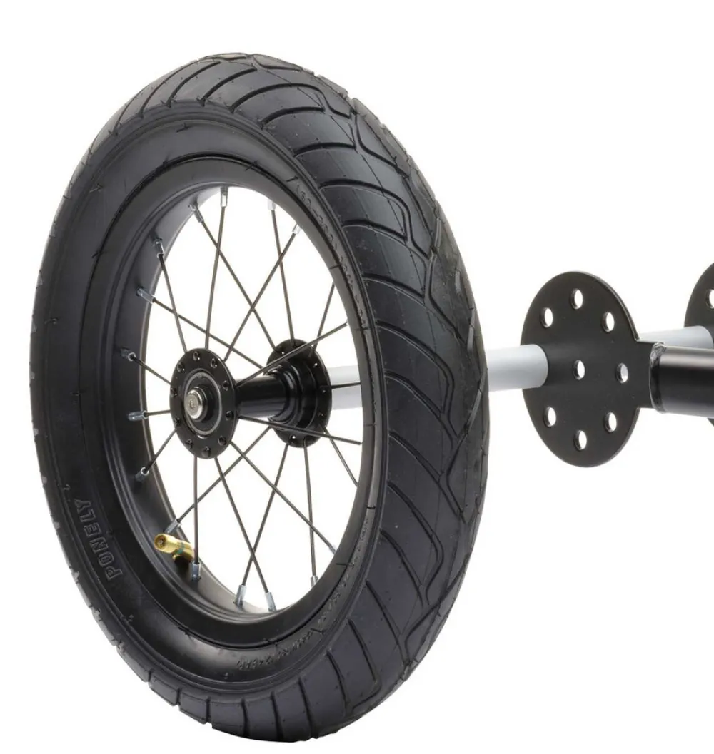 Trybike Hjulsæt - fra to til tre hjul, Sort- Cykelhjelme & Tilbehør