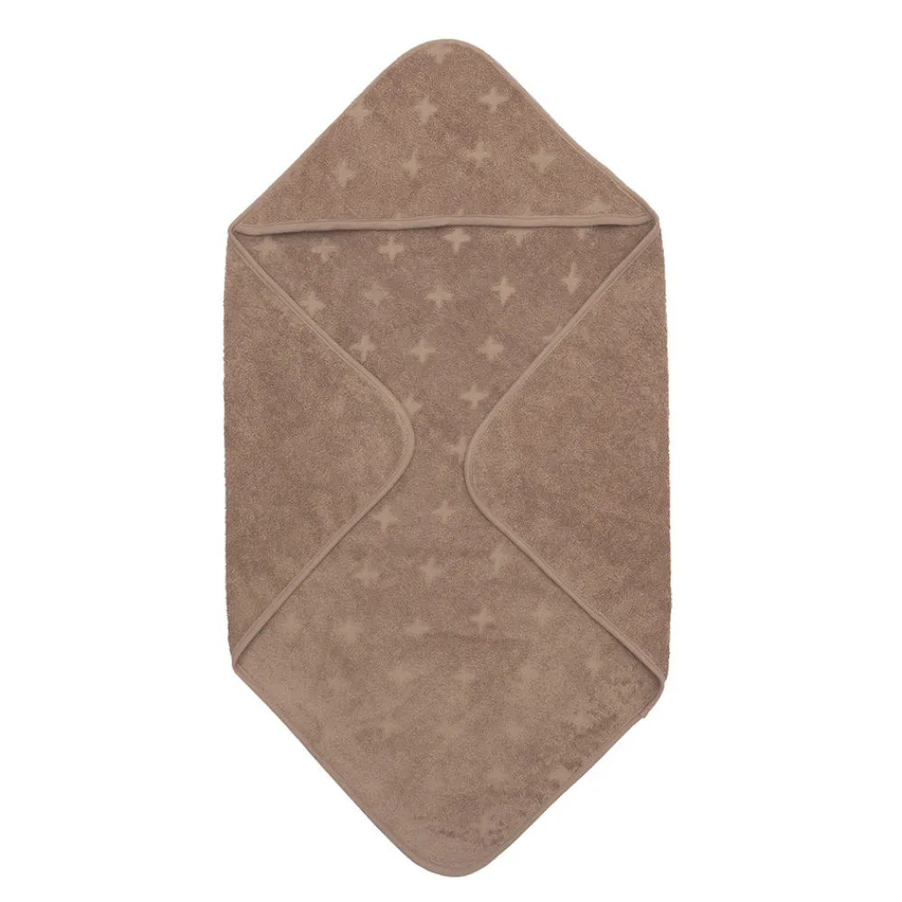 Müsli Håndklæde med hætte, 70 x 70 cm - Walnut-Børn Badeslag & Ponchoer