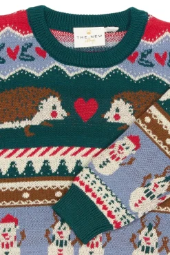 The New Siblings Holiday Jacquard Pullover - MULTI- Juletøj|Cardigans, Veste & Trøjer