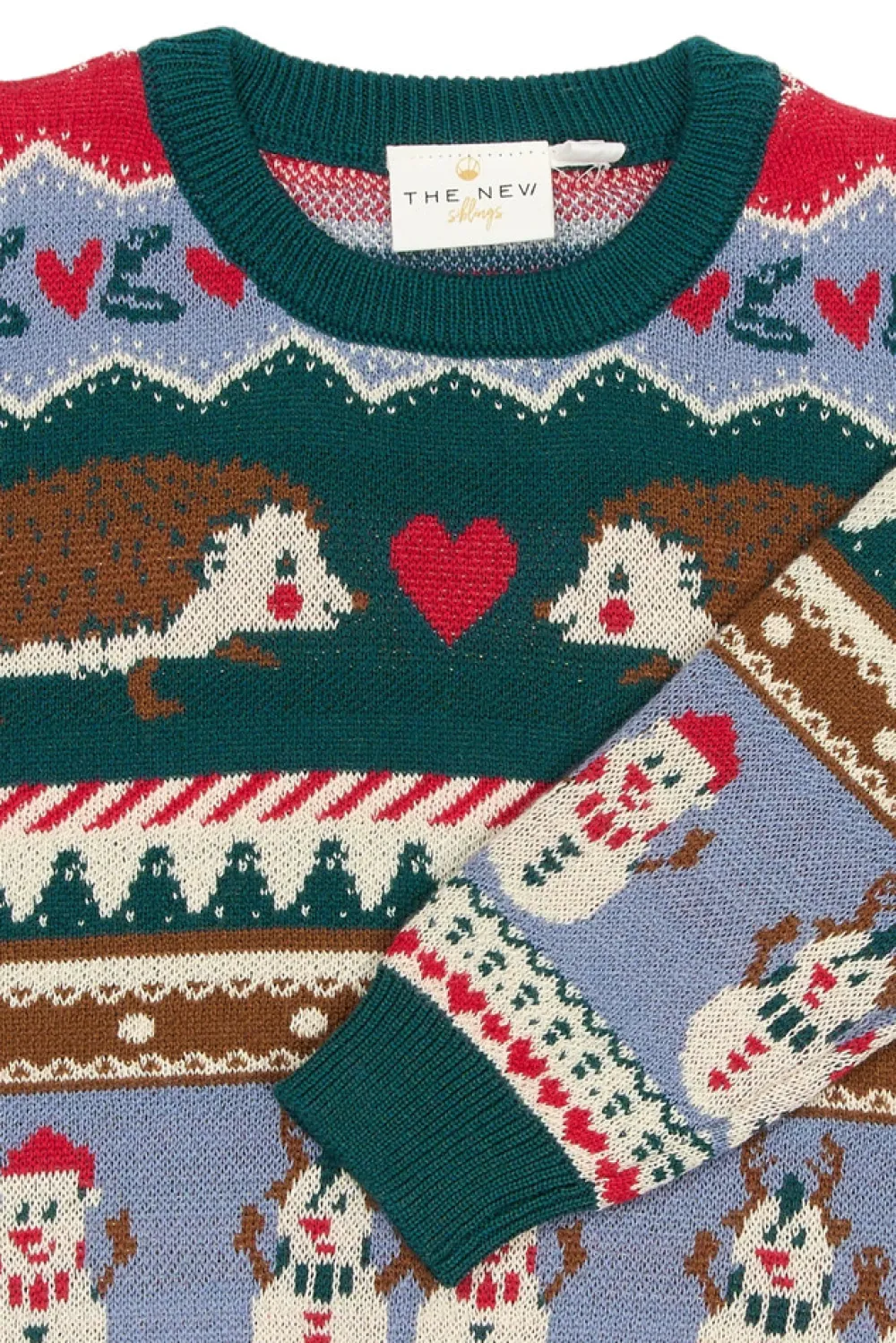 The New Siblings Holiday Jacquard Pullover - MULTI- Juletøj|Cardigans, Veste & Trøjer