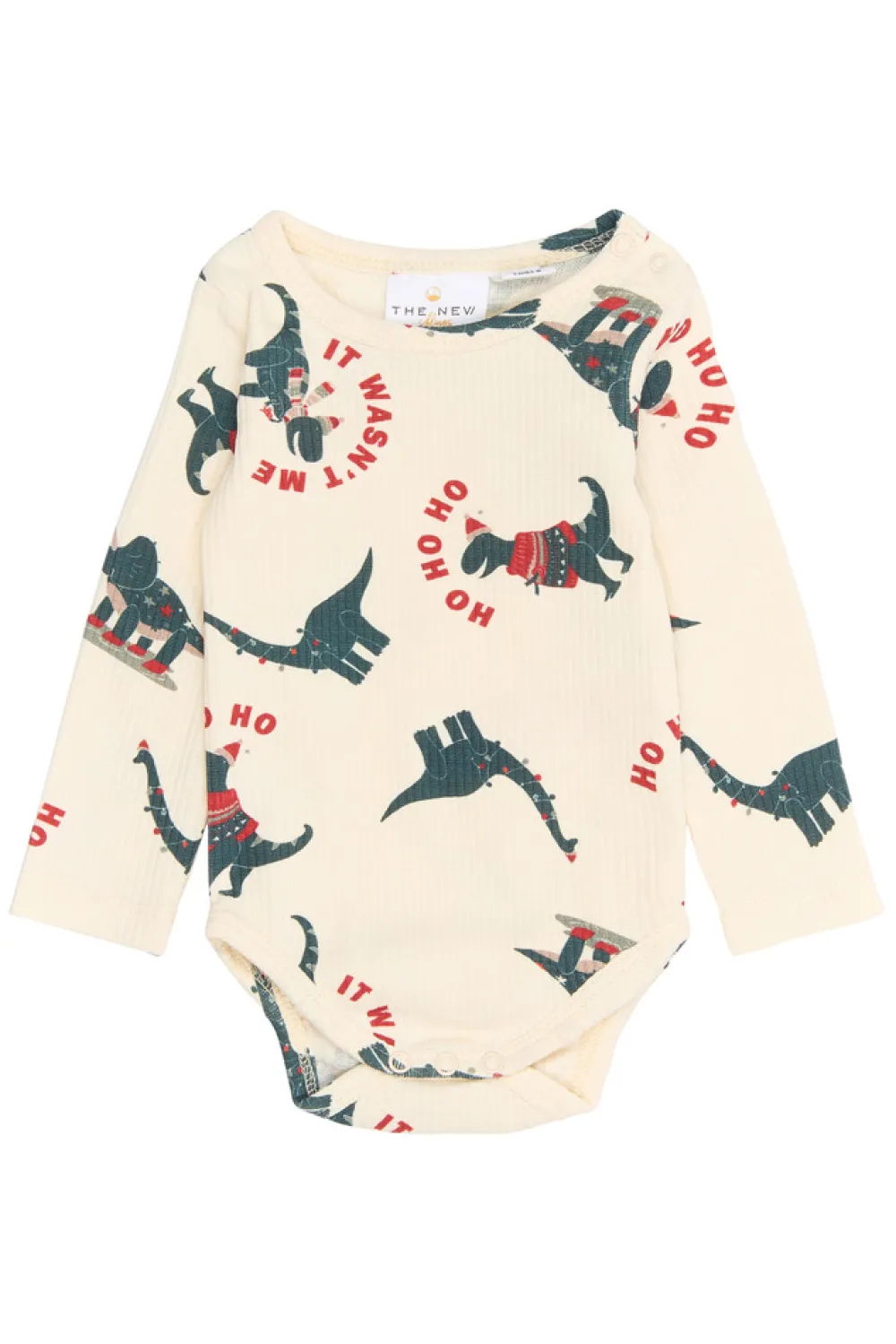 The New Siblings Holiday Rib Body Langærmet - GARDENIAD- Bodystocking Langærmet
