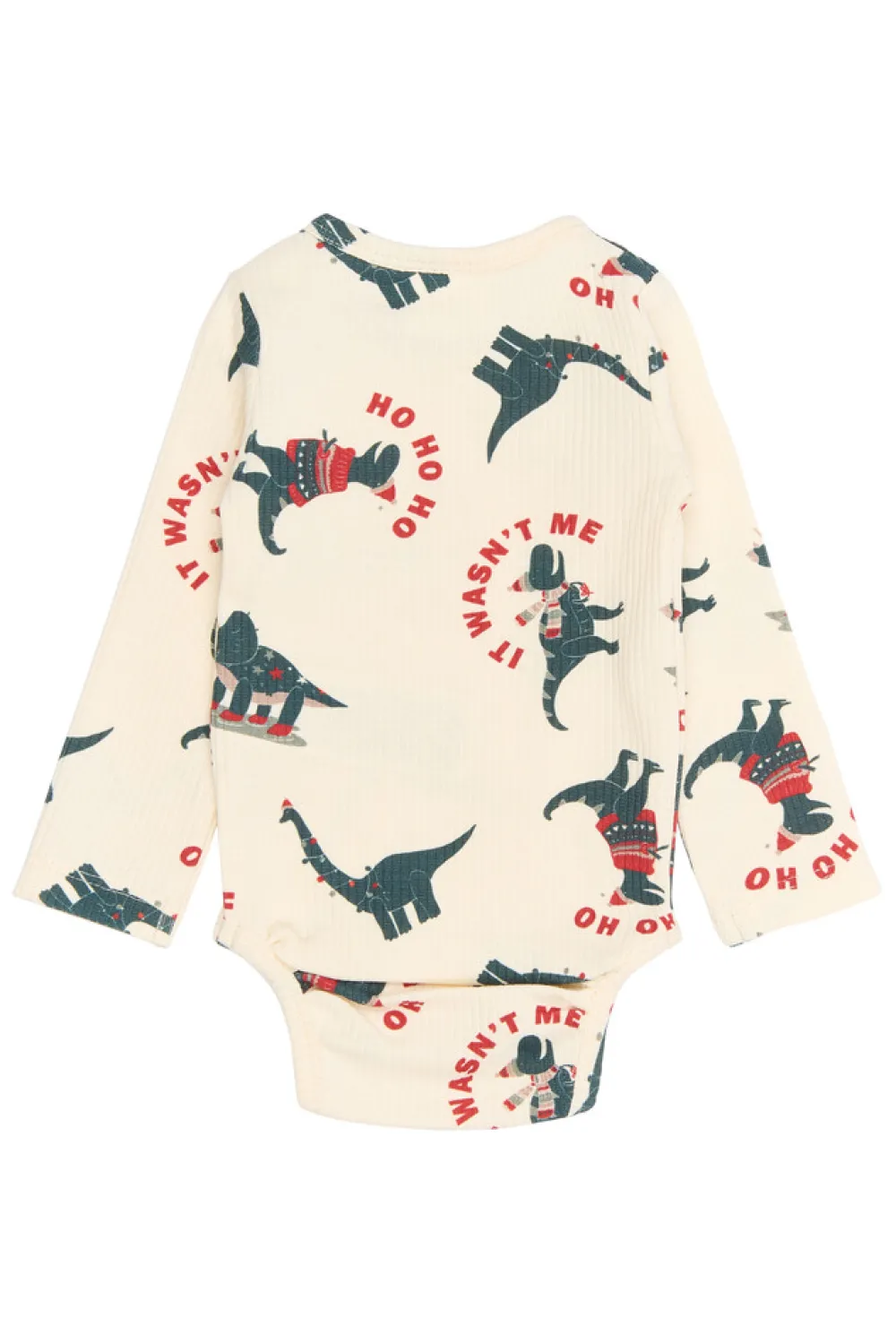 The New Siblings Holiday Rib Body Langærmet - GARDENIAD- Bodystocking Langærmet