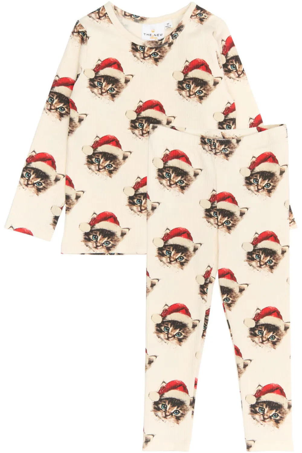 The New Siblings Holiday Rib Nat Sæt - GARDENIAC- Juletøj|Nattøj & Natkjoler
